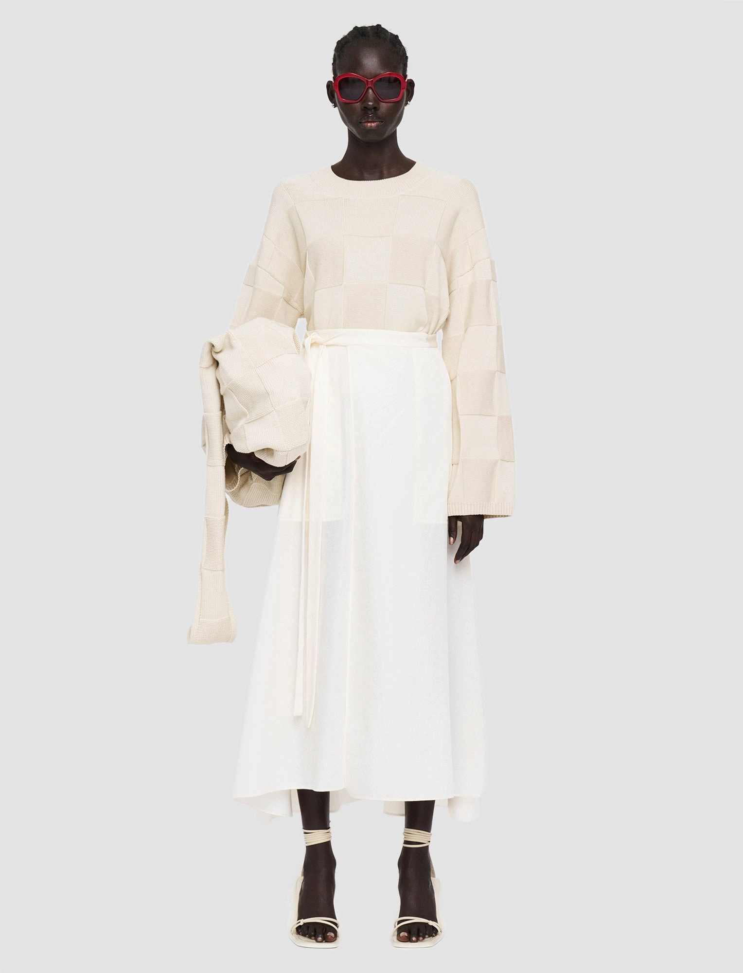 Budget Friendly Light Cotton Sateen Alix Skirt