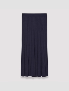Viscose Rib Knit Skirt Comfortable Feel