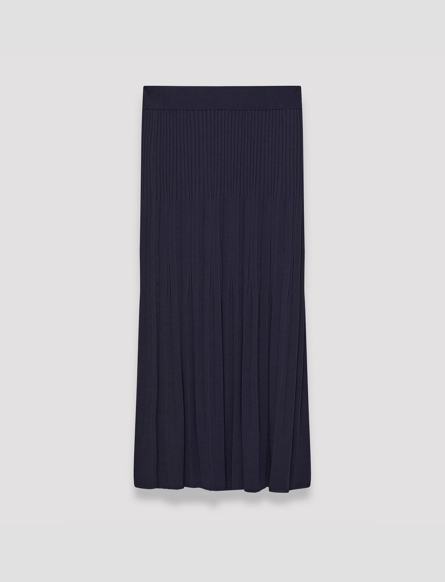 Viscose Rib Knit Skirt Comfortable Feel