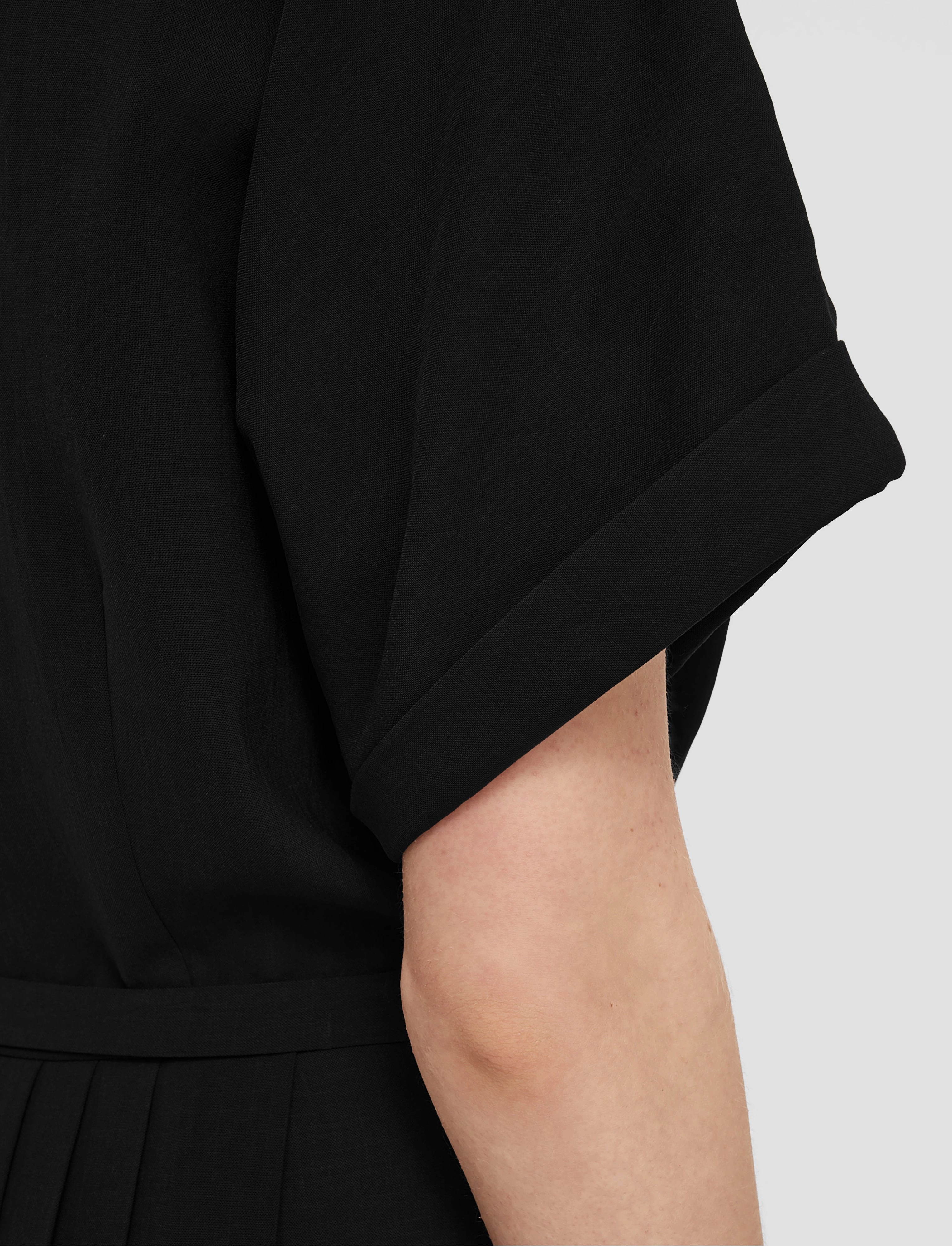 Quick Match Sofia Airy Pliss Jumpsuit