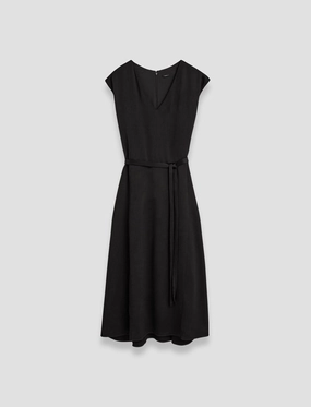 Silky Finish Easy Mood Lutece Textured Viscose Dress