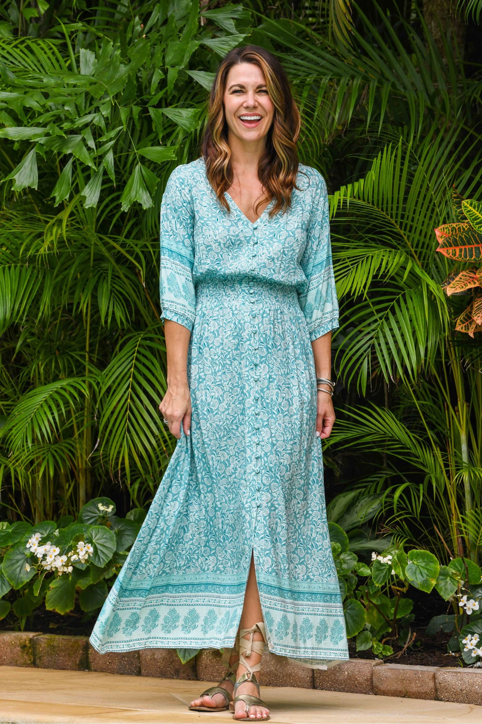 Kelsey Dress / Seafoam Casual Tones