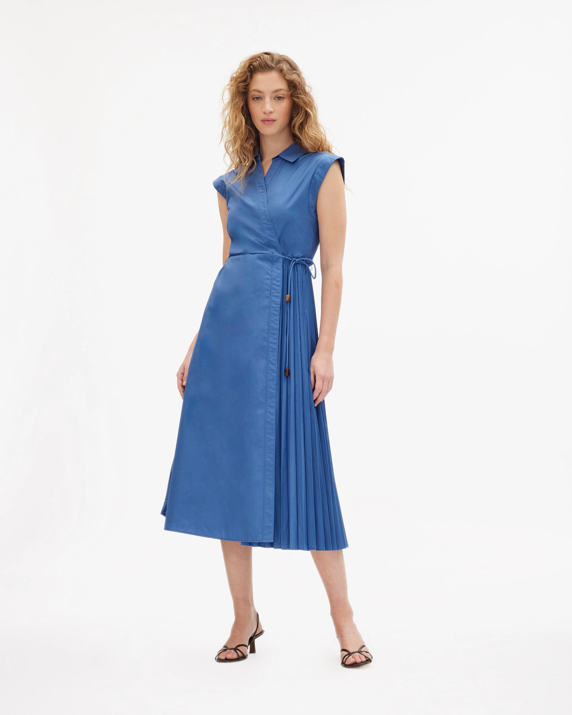 Midi Shivon Dress Balanced Tone Chic and Flattering