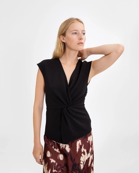 SeamFreeShoulder Textured Weave Alyssa Top