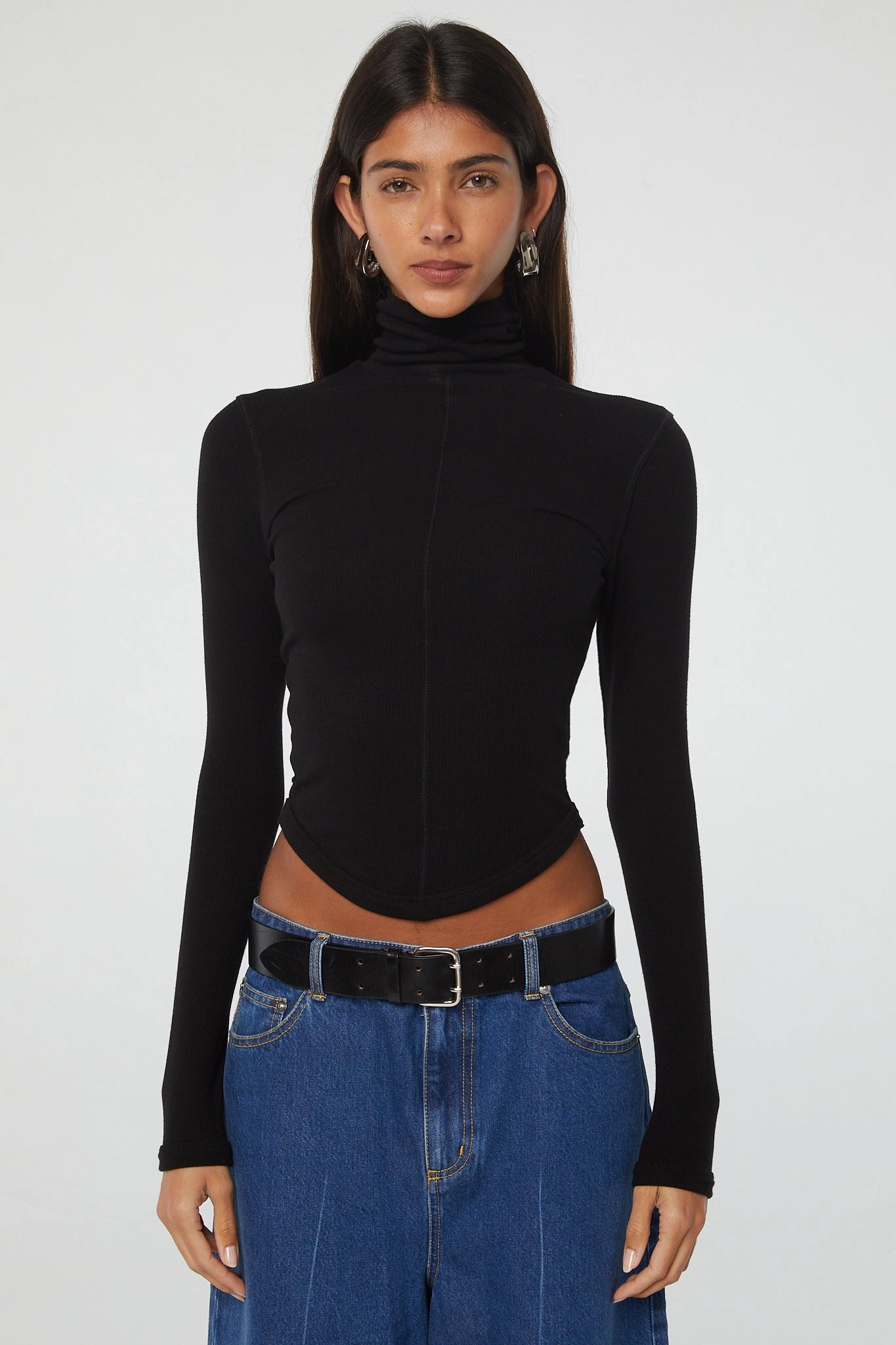 AntiPilling Finish BuiltInLayer MADS TURTLENECK TOP