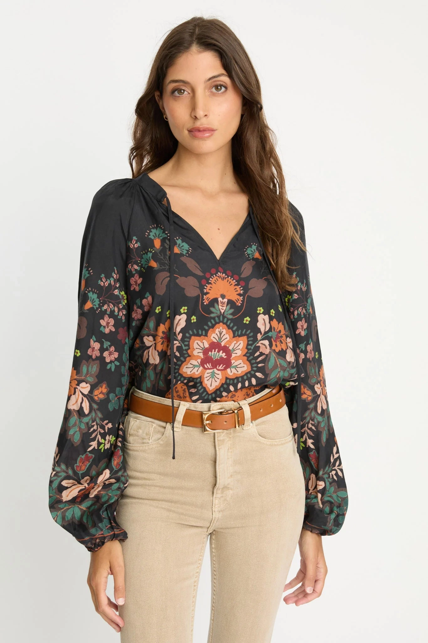 One Piece Look Sophie Top in Leopard Peony