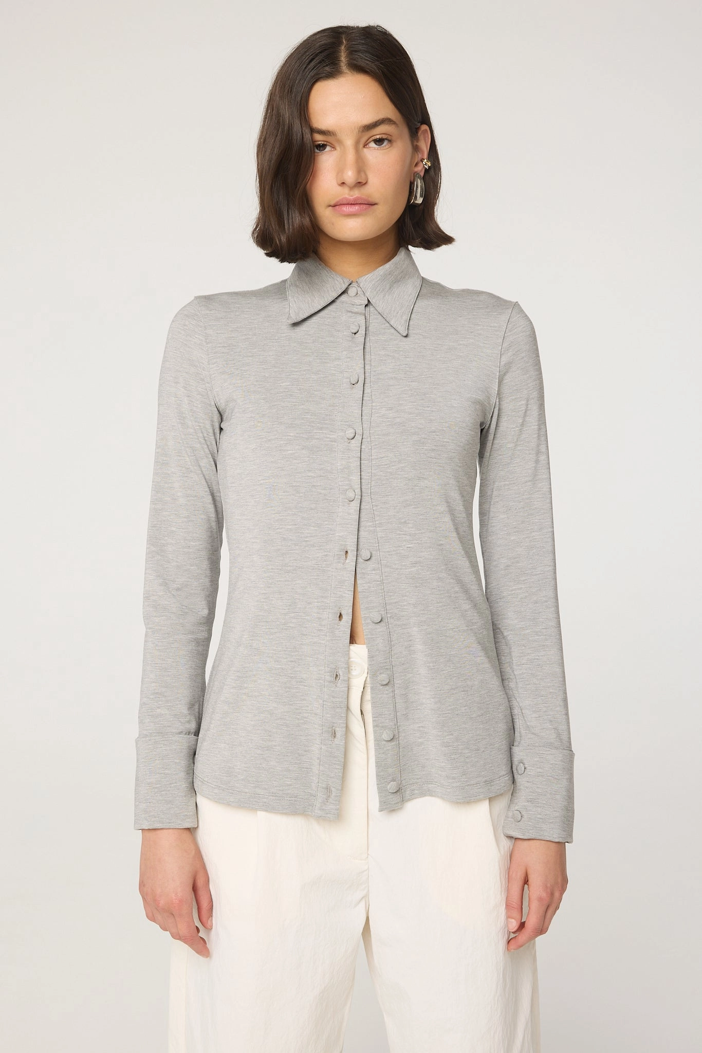 SPAZZI TOP Layered Collar Structure