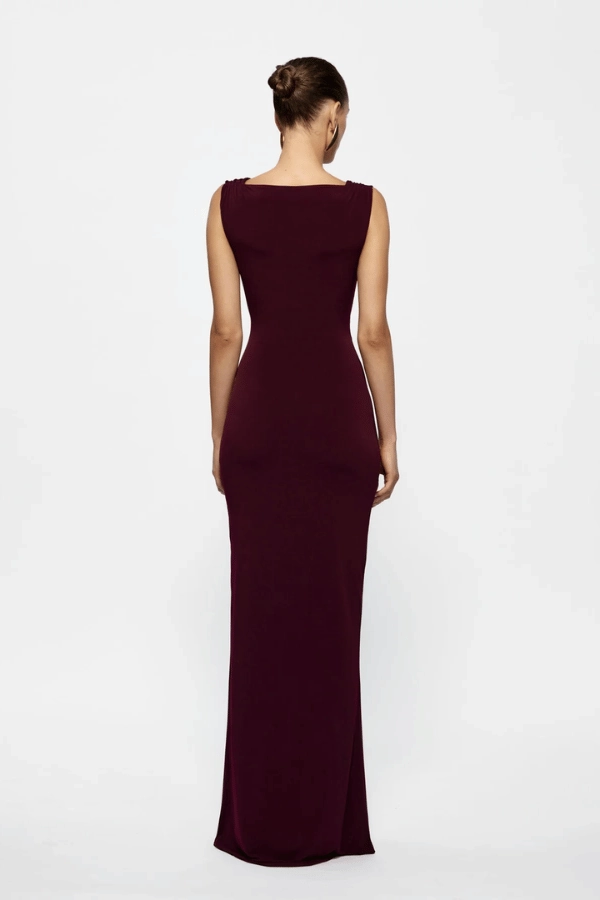 Trendy Wearable Faith Dress Black Cherry