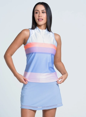 Breezy Love Zip Tank WaterResistantCoating