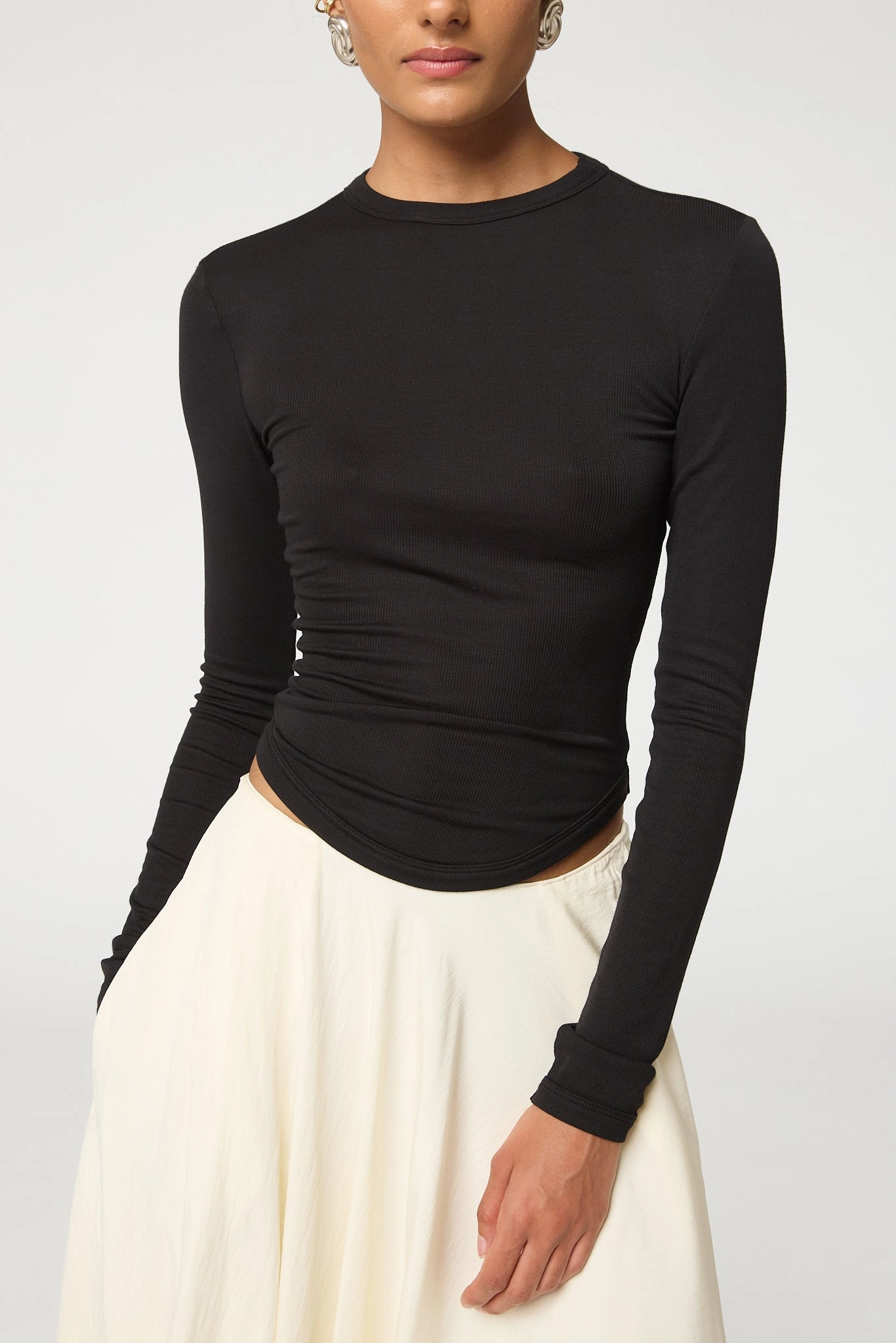 WrinkleResistantWeave SIMON LONGSLEEVE TOP