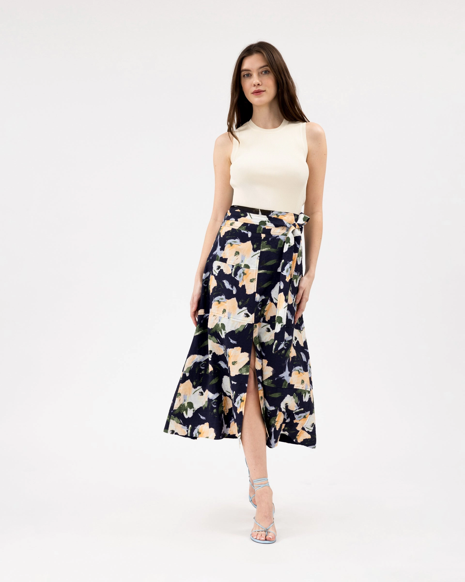 Linen Hudson Skirt Perfect Movement