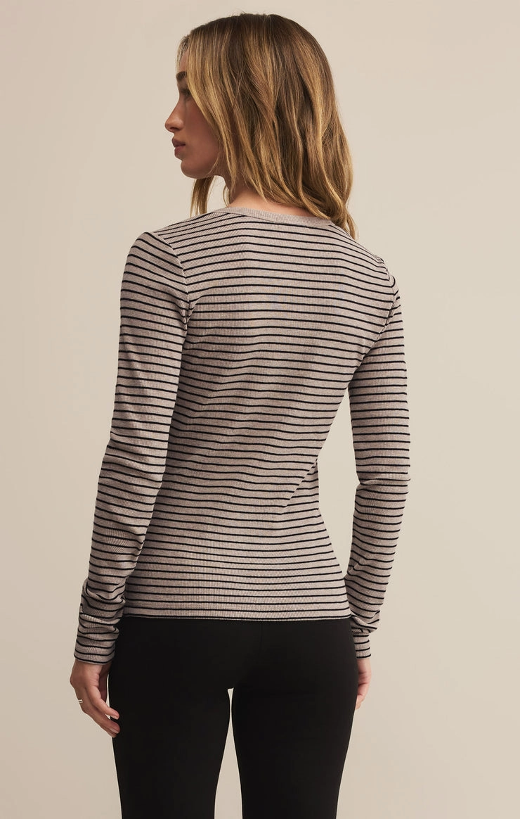 STELLA STRIPE HENLEY StretchFit