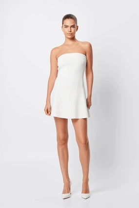 Monaco Mini Dress White Move Easy