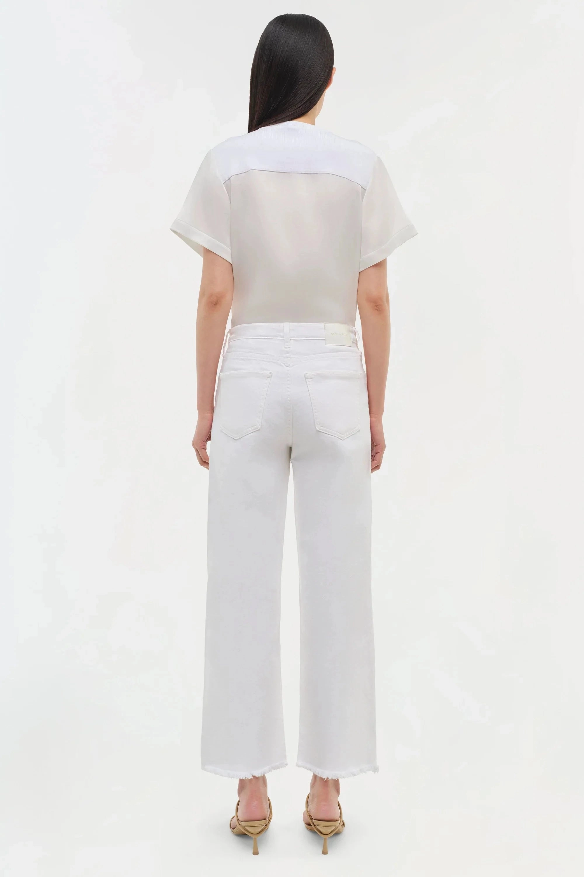Addy T-Shirt White GarmentWashed Softness