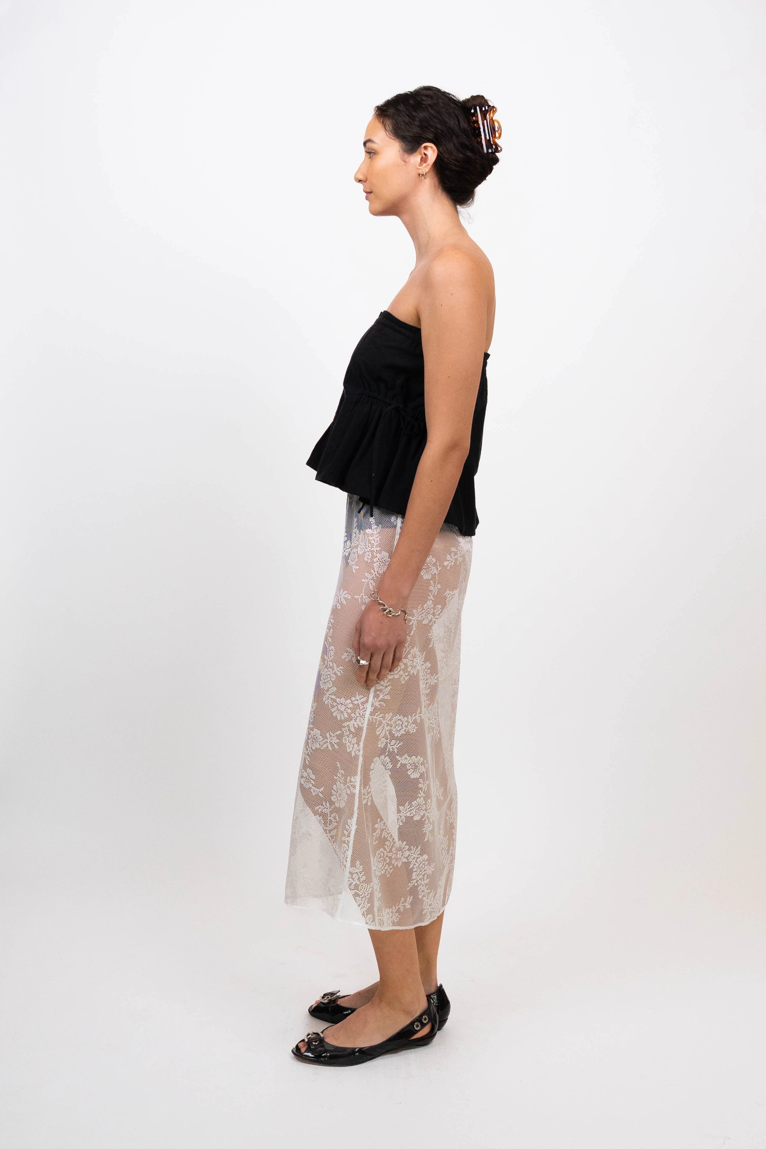 Sleek Design EcoFriendlyBlend Lace Skirt (Sizes S - XL)