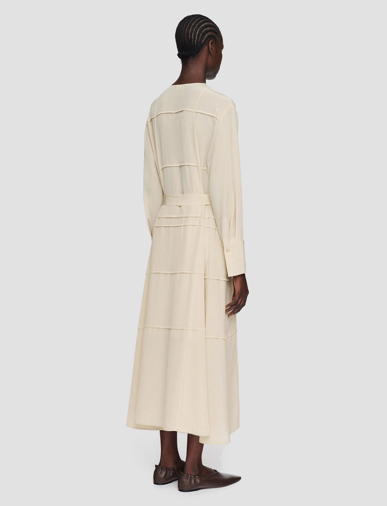 Casual Lines Climate-Adaptive Helene Crepe de Soie Silk Dress