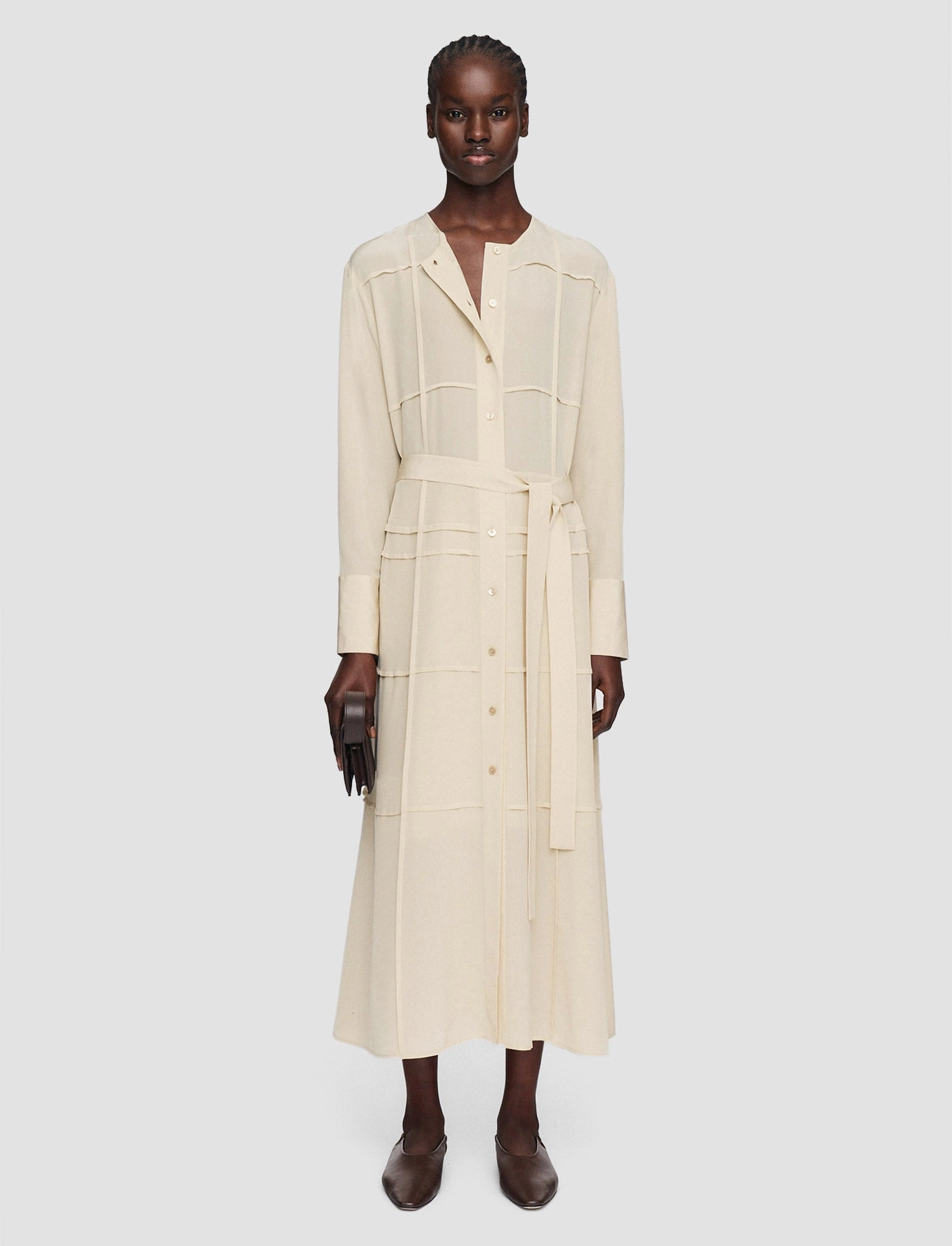 Romance Glow Villa Mood Helene Crepe de Soie Silk Dress