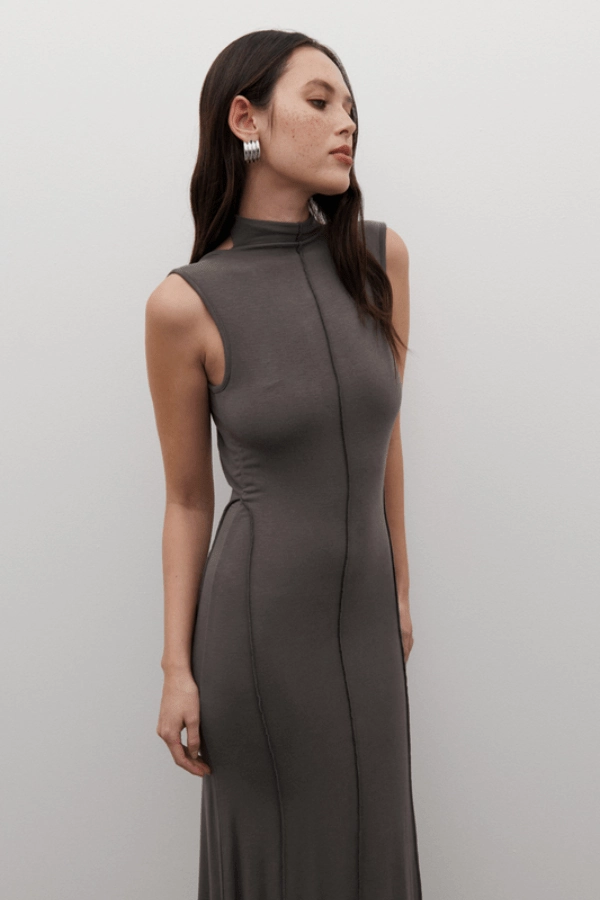 Mae Maxi Dress Smoke Power Soft