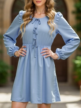 Urban Style Stylish and comfortable lace-up dress