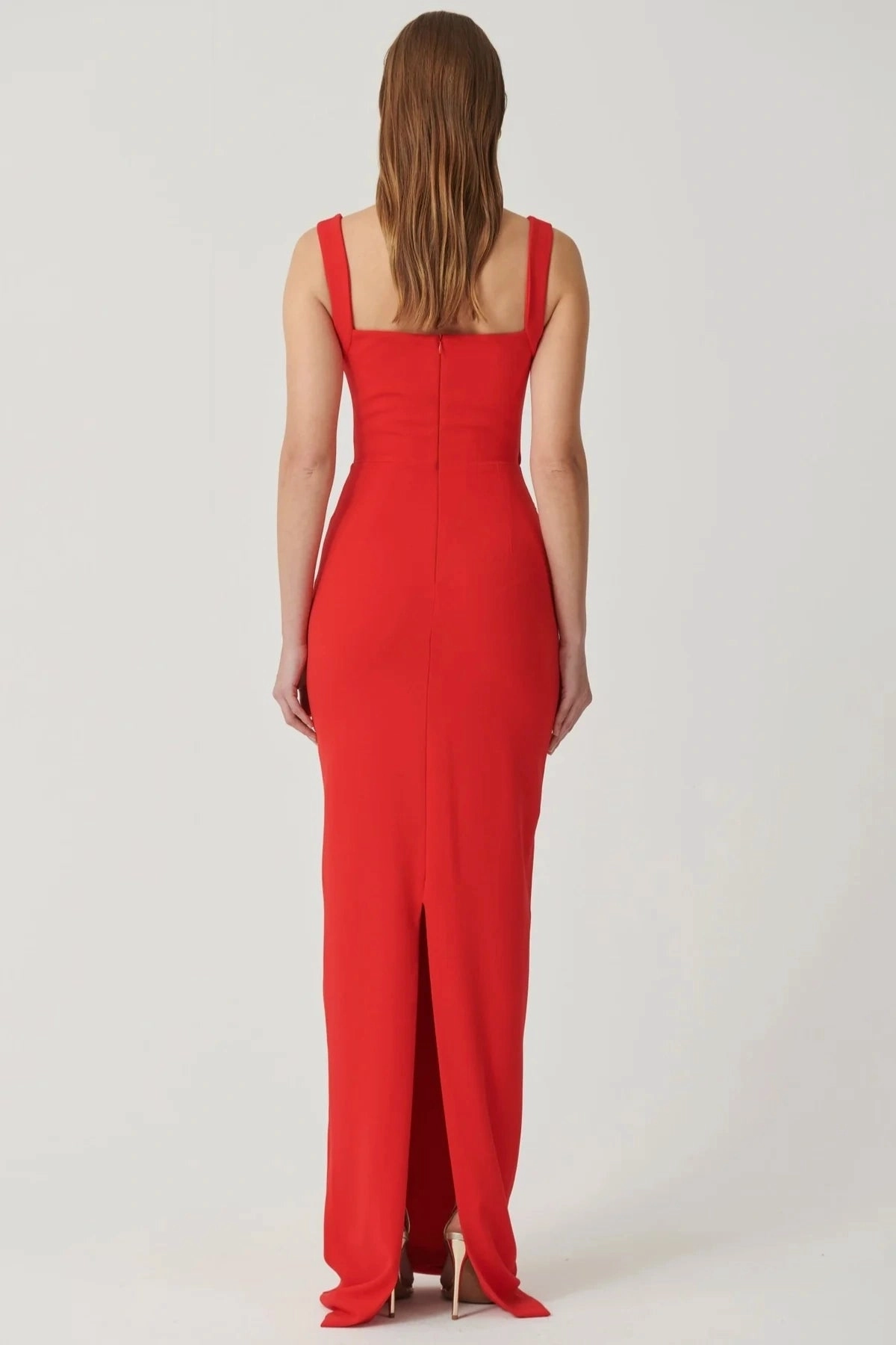 Breathable Layering Marbella Gown Cherry Red