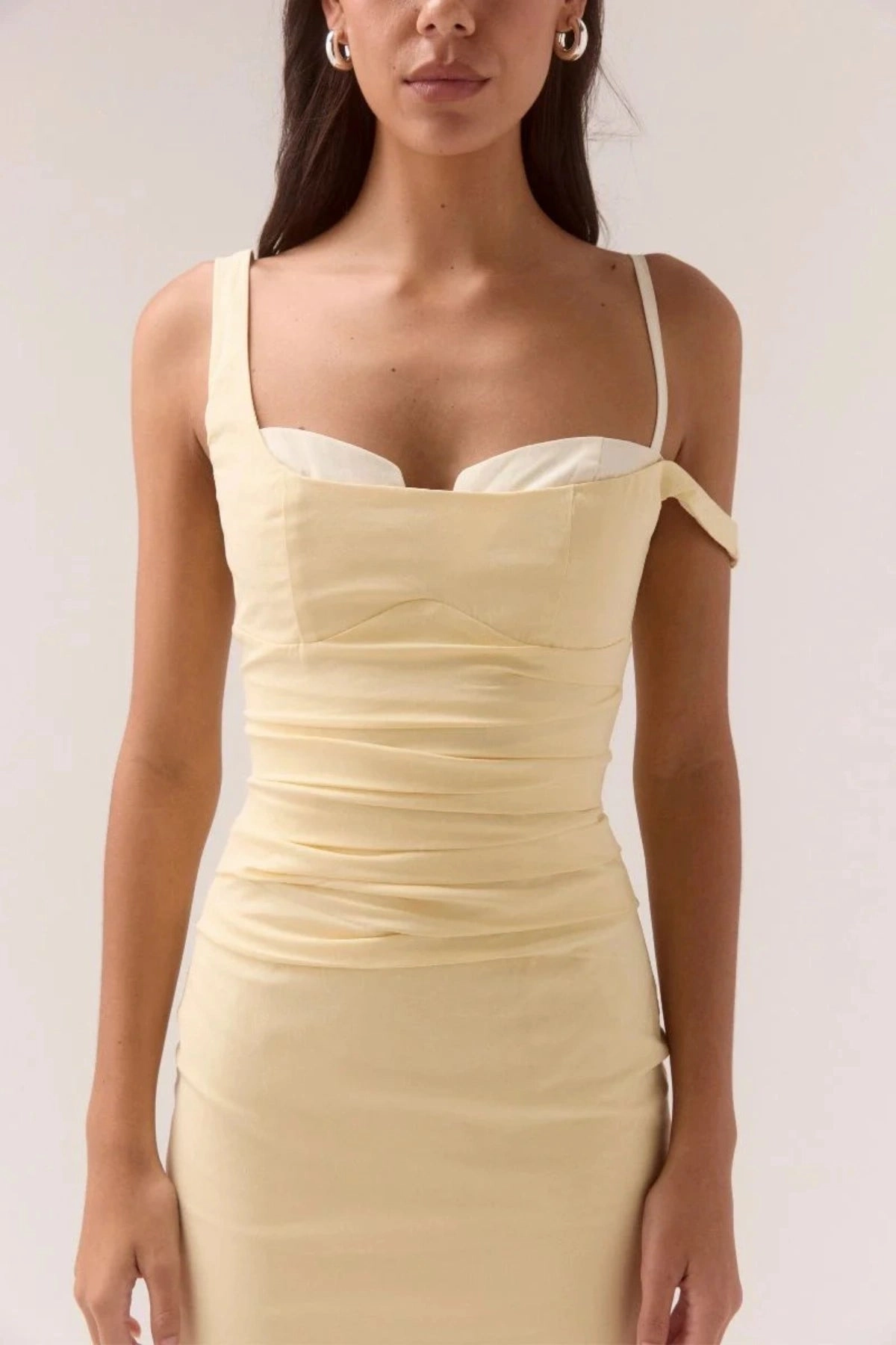 Knit Warm Smart and Polished Lure Dress Lemonade