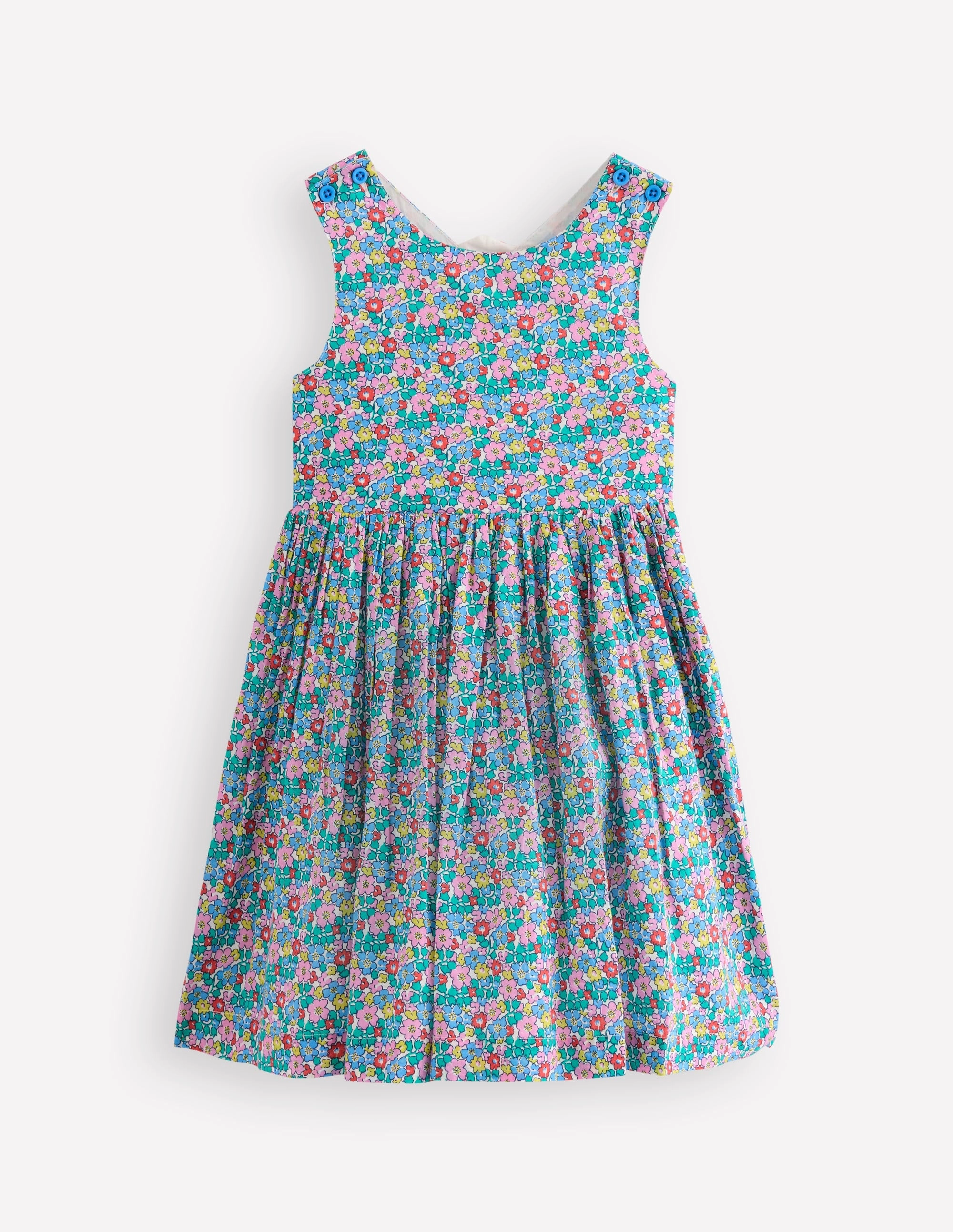 Zadie Applique Back Dress-Multi Flowerbed Shell Perfect Look