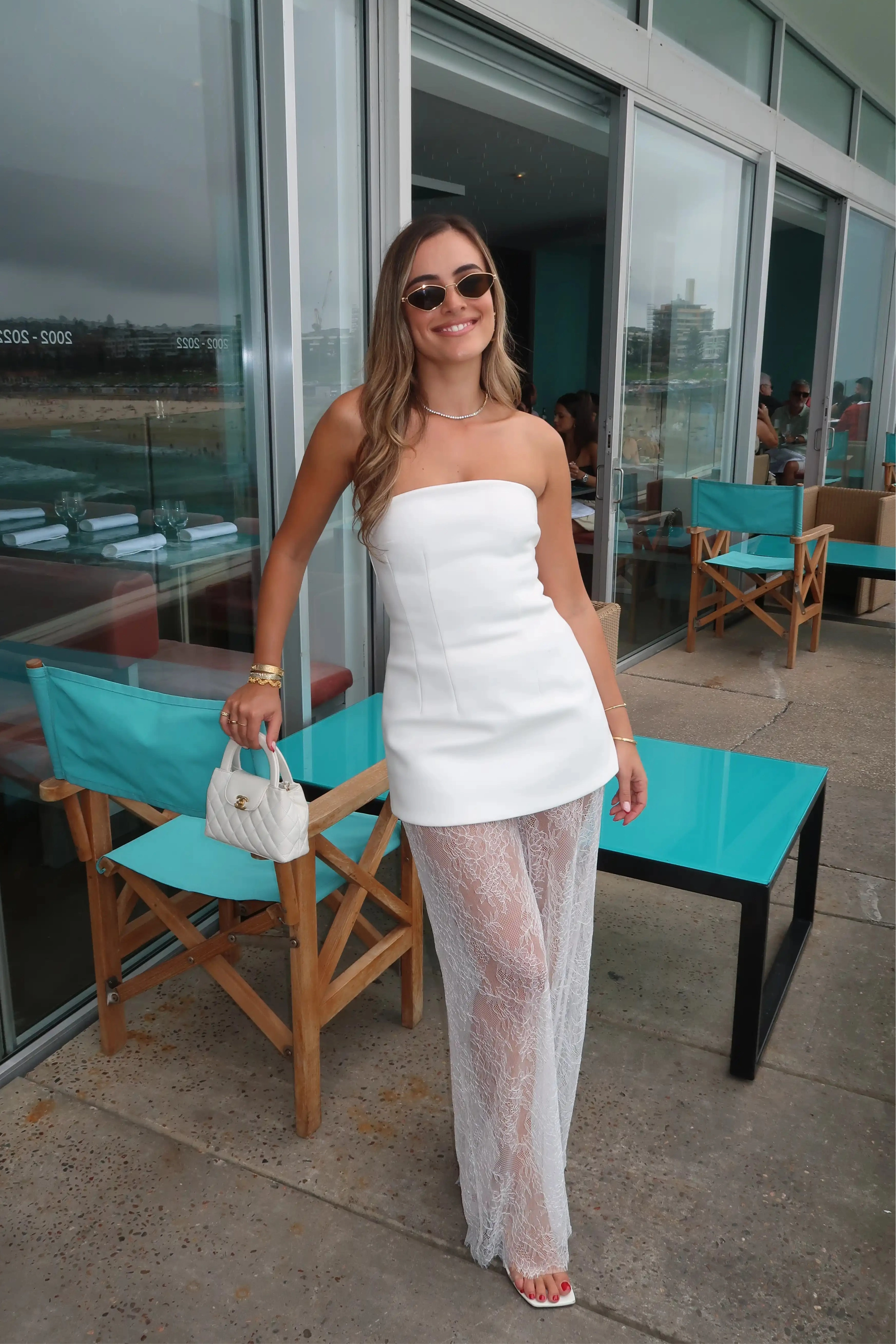 Elena Mini Dress White Chill Piece Casual Comfort