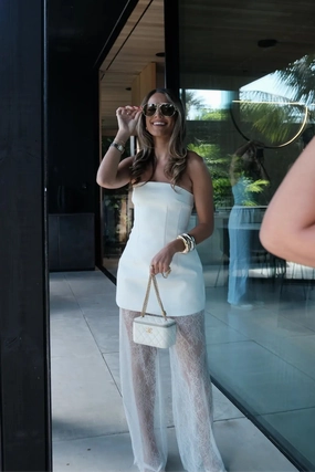 All-Purpose Comfort Elena Mini Dress White