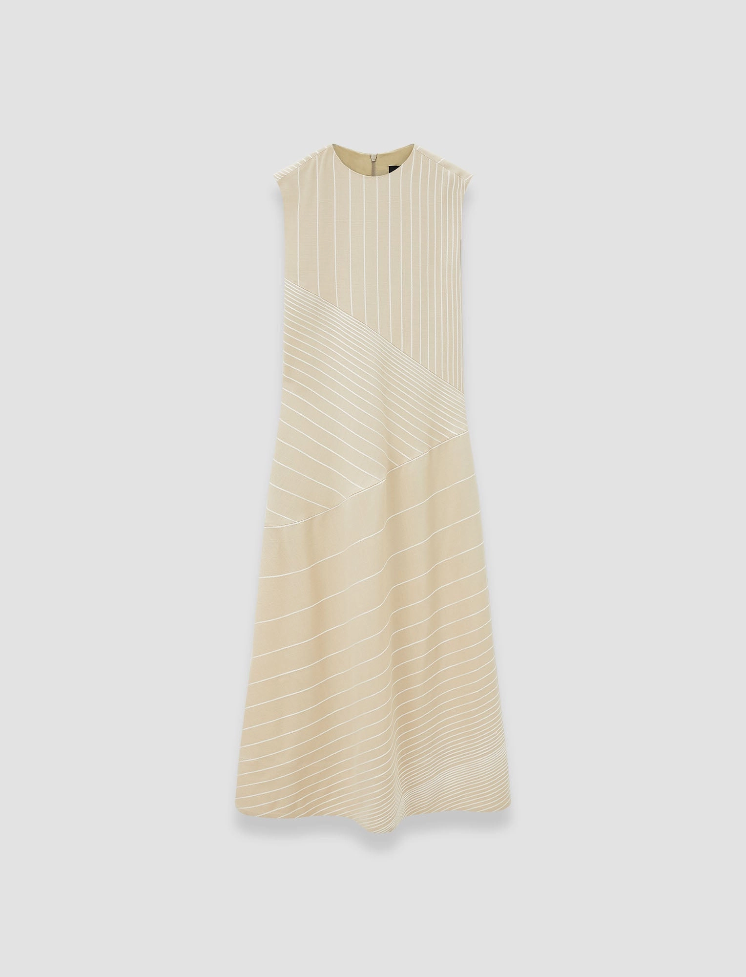 Maryse Embroidered Stripes Dress Bold Statement
