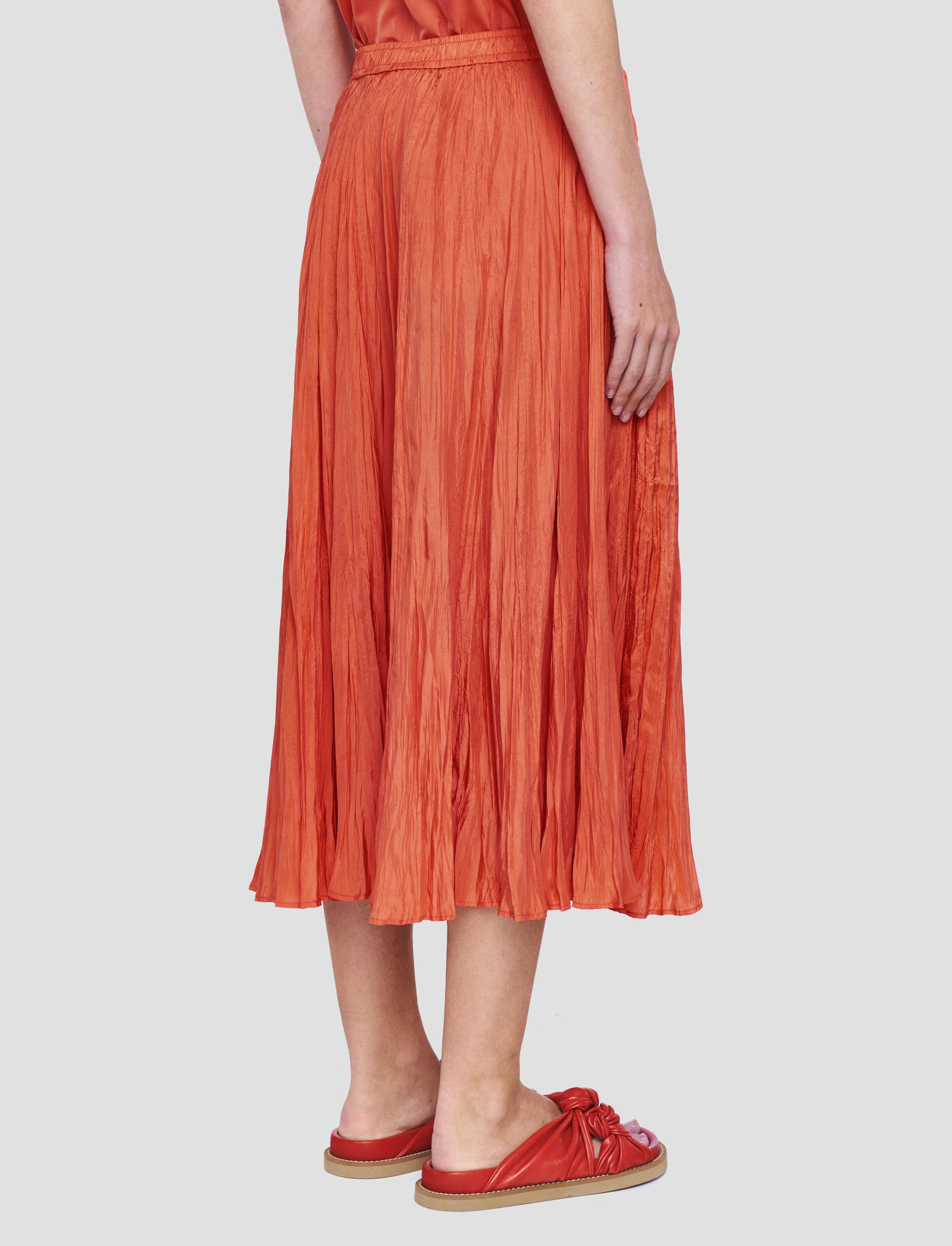 Sully Habotai Silk Skirt Ethically Made Cozy Tones