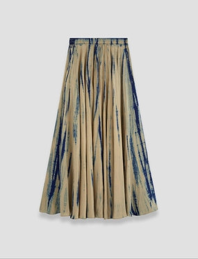 Sully Long Tie Dye Silk Maxi Skirt Fashion Energy