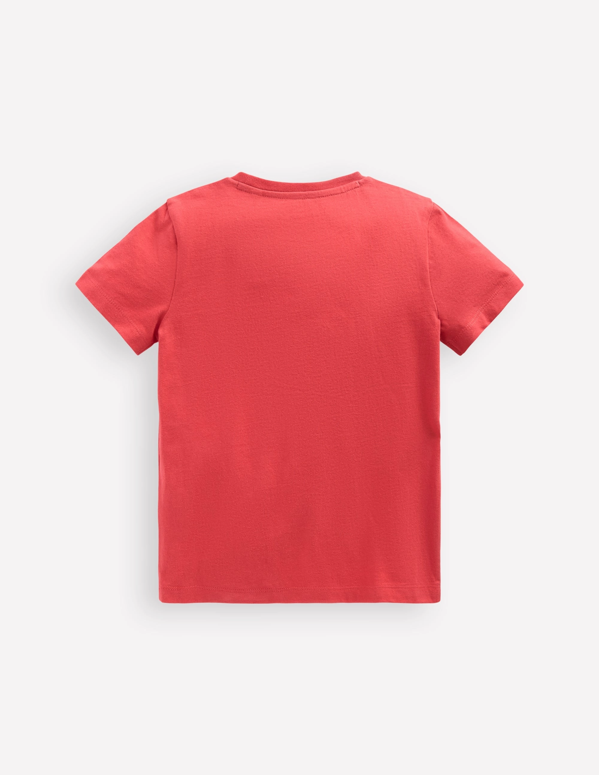 Superstitch T-Shirt-Strawberry Tart Red Tractor Contrast Stitch Detailing