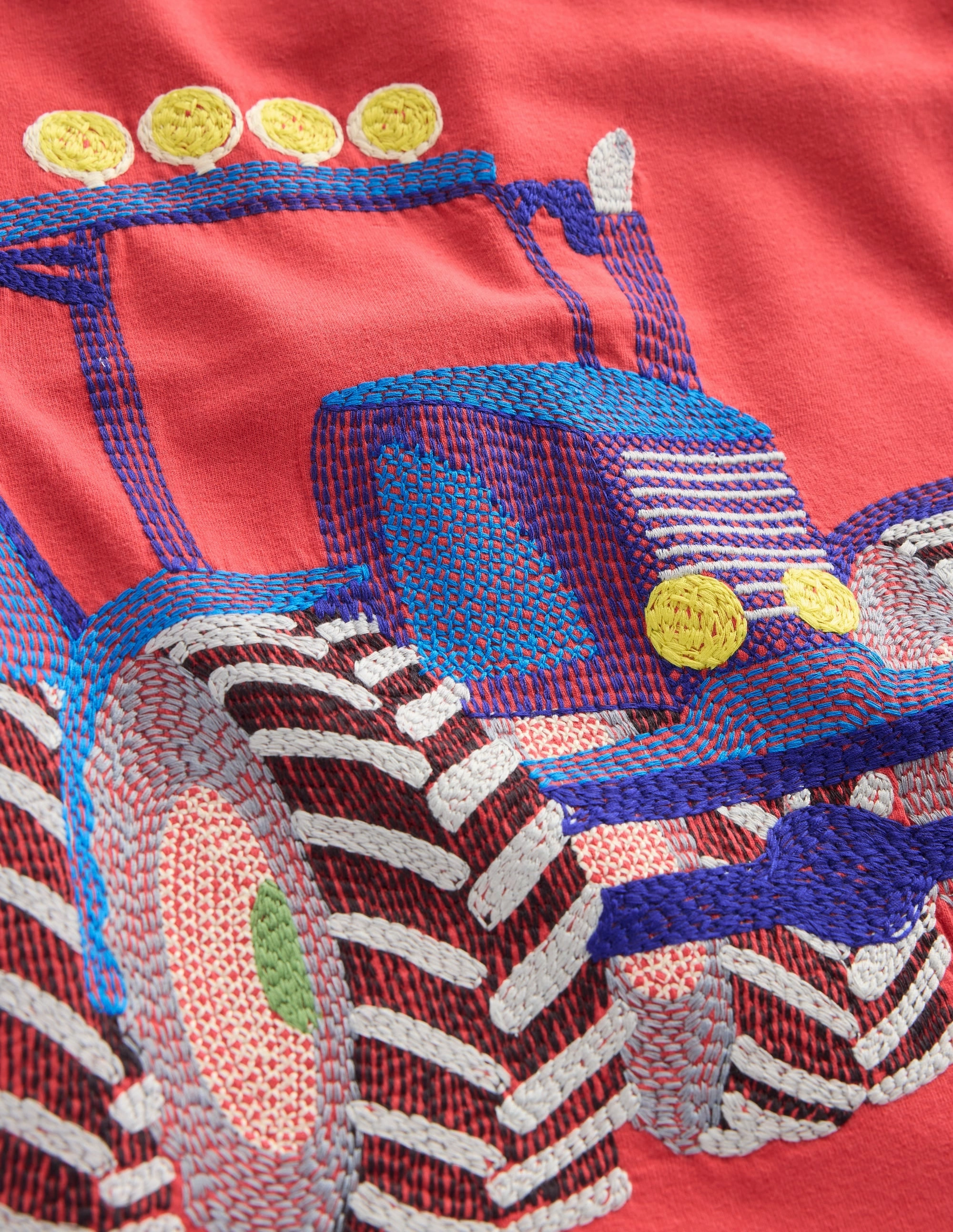 Superstitch T-Shirt-Strawberry Tart Red Tractor HighElasticity