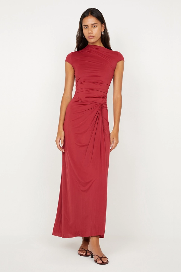 Susie Maxi Dress Cherry Smooth Design