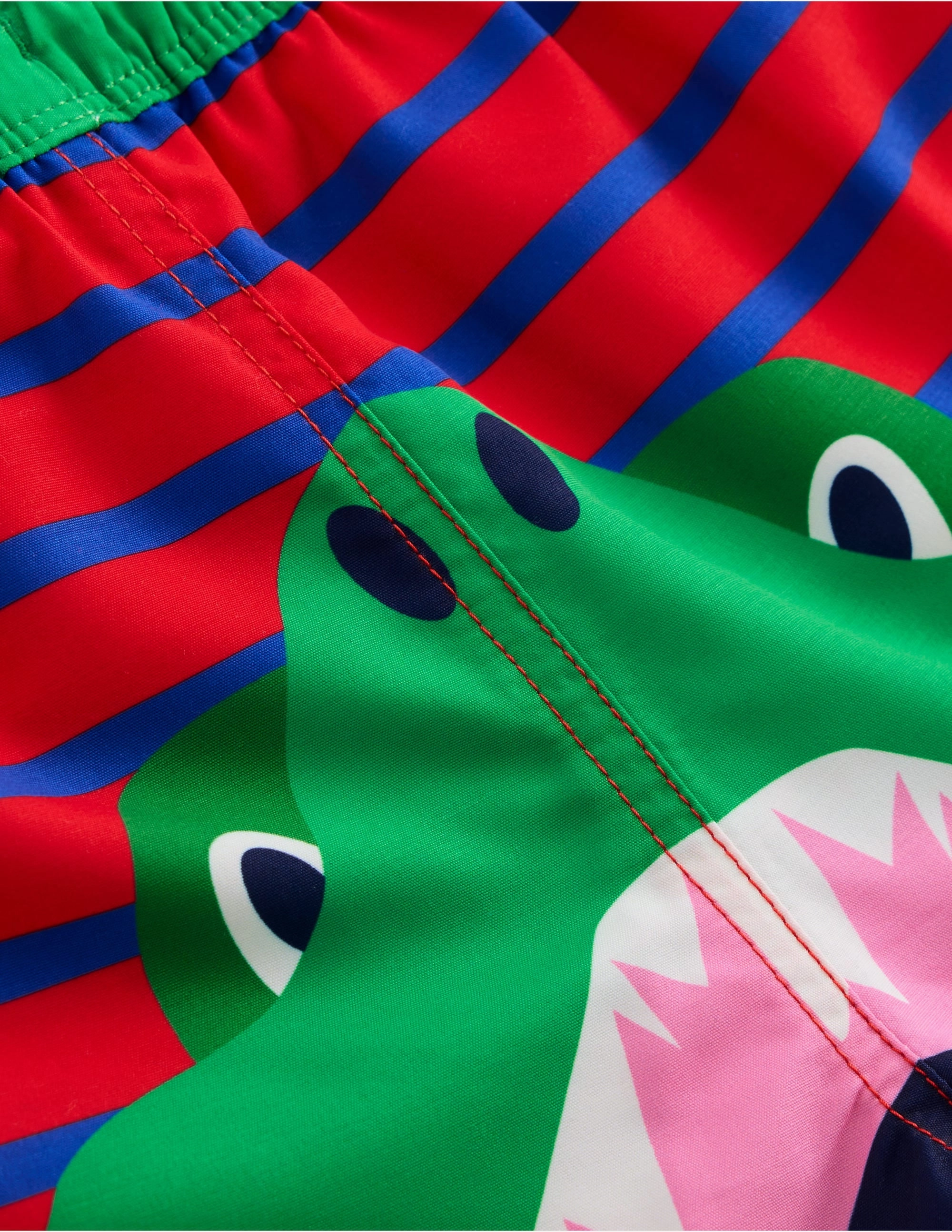 Swim Shorts-Gallery Blue/ Poppy Red Croc Summer-Festival