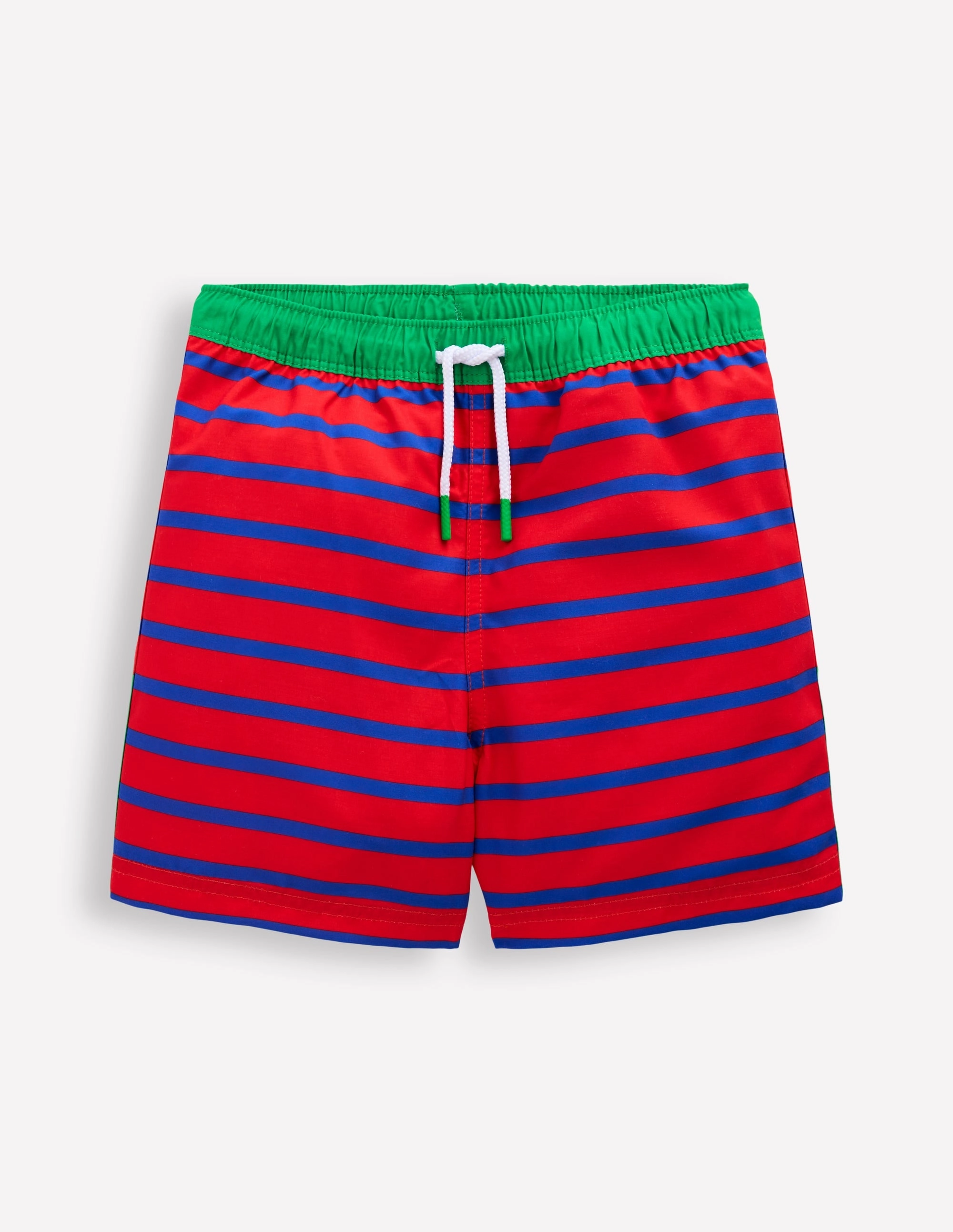 Swim Shorts-Gallery Blue/ Poppy Red Croc Lakeside Retreat