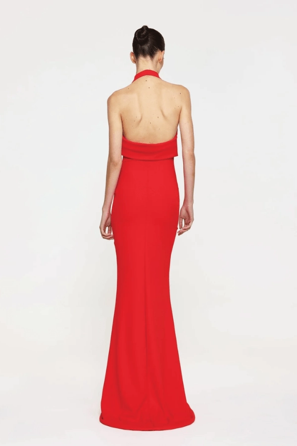 Sydney Gown Red Modern Appearance Festive Mood