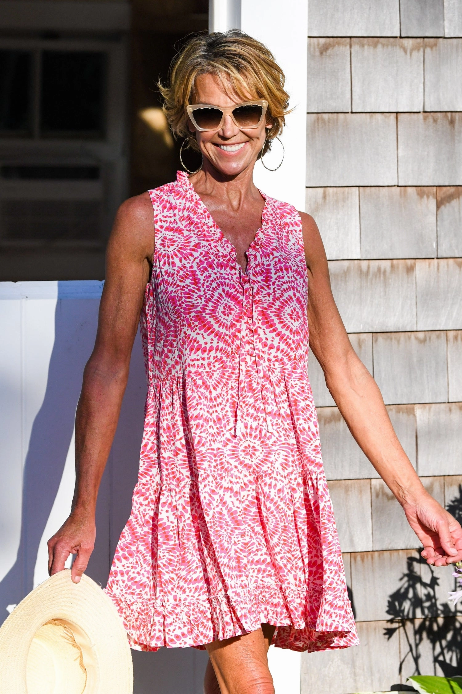 Kaia Dress Short / Cherry Fuchsia Fit For All Simple Shape