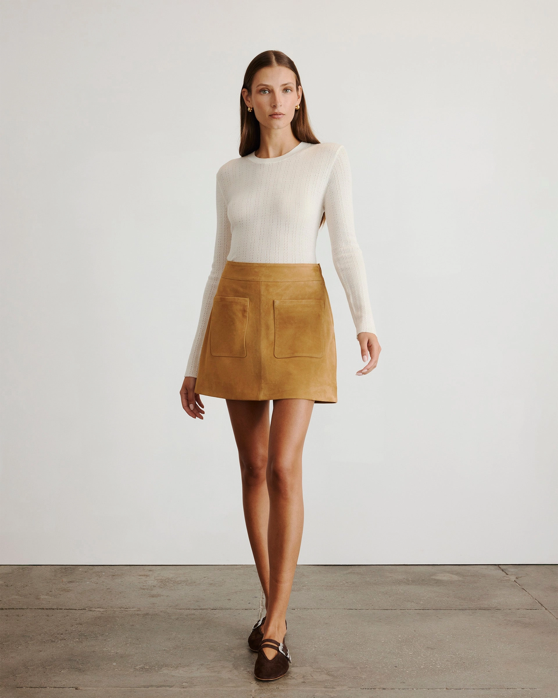 Crew Neck Kayden Knit StretchableKnit