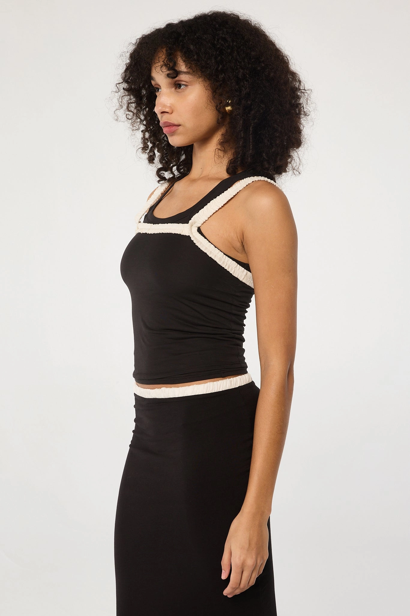 SALOME TANK TOP Fashion Blouse Compression Fit Technology