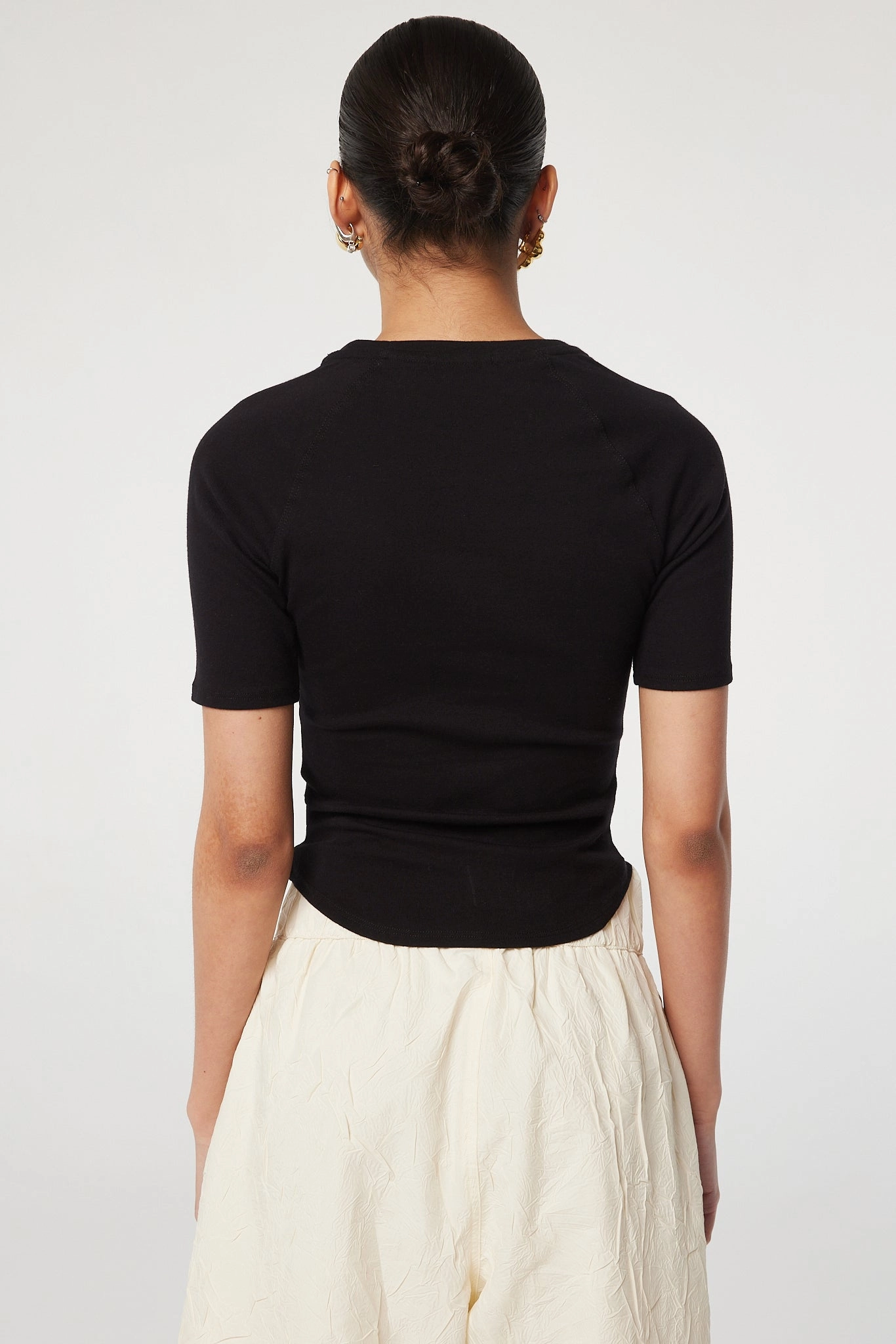 TERZO T-SHIRT V-neck Shirt Ventilated Panel Design