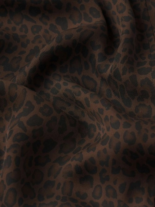 Friction Resistant Shoulder Summer Sweater The Gillian Top Leopard