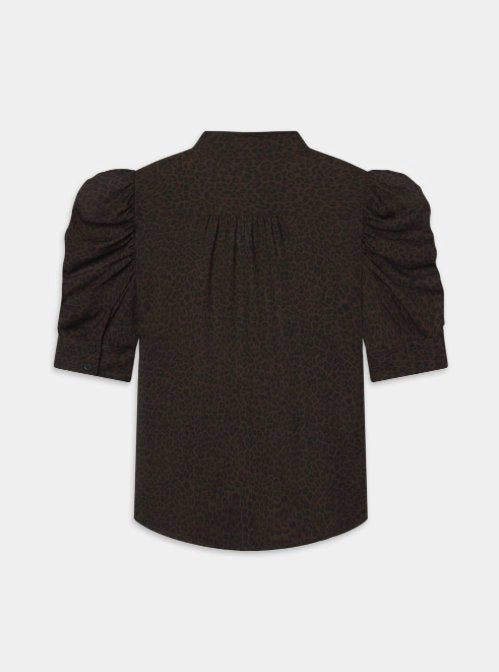 Reflective accents The Gillian Top Leopard