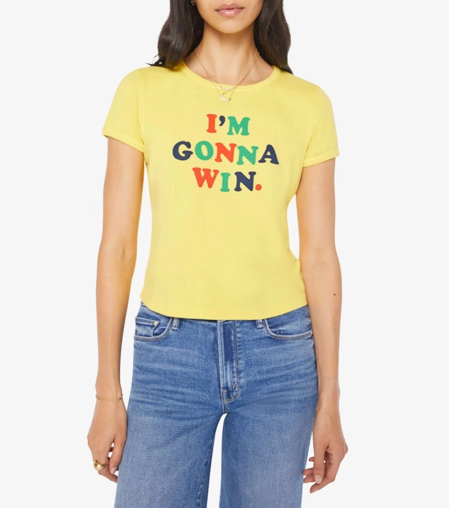 The Itty Bitty Ringer I'm Gonna Win Stretch Weave Construction