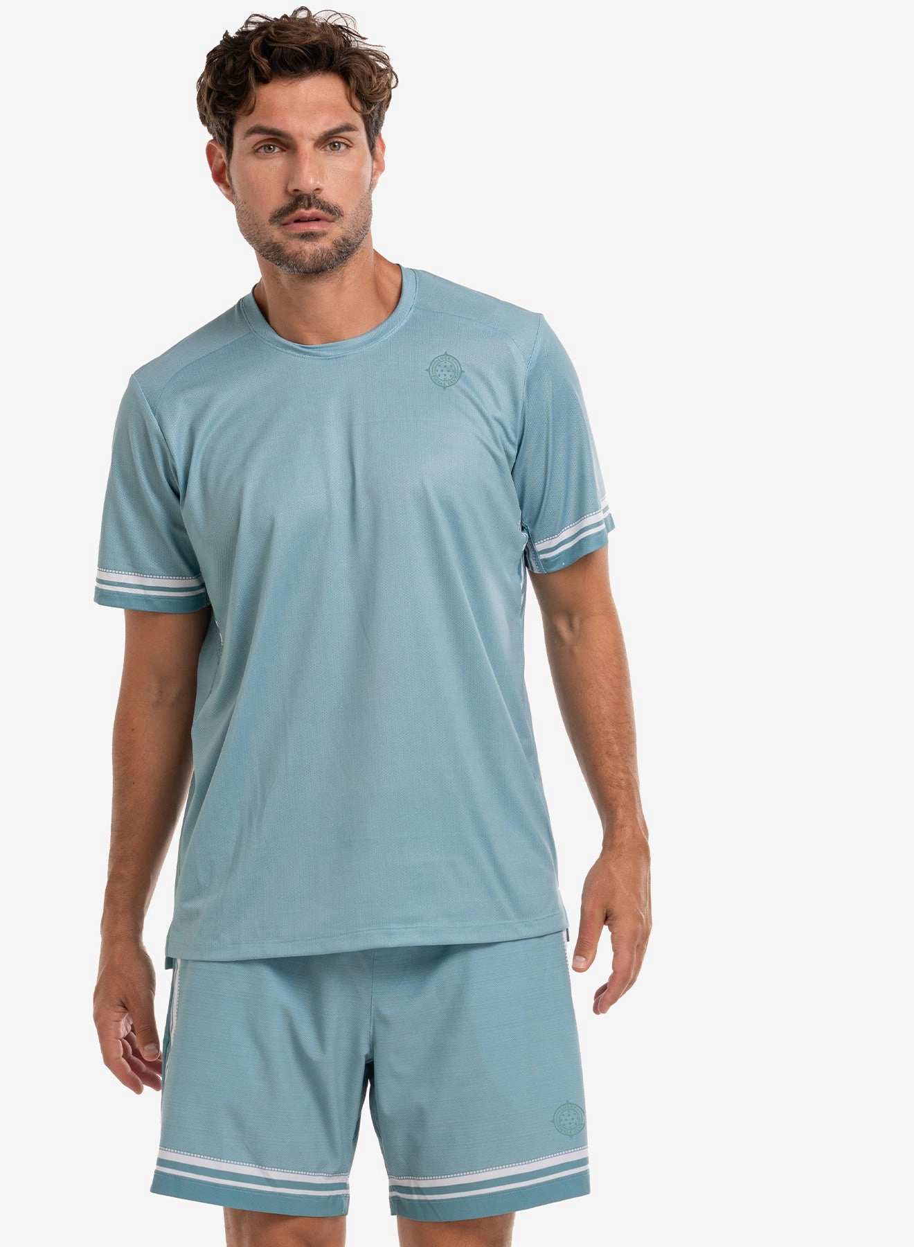 SublimatedPrint Layered Neckline The Pickler Vented Short Sleeve