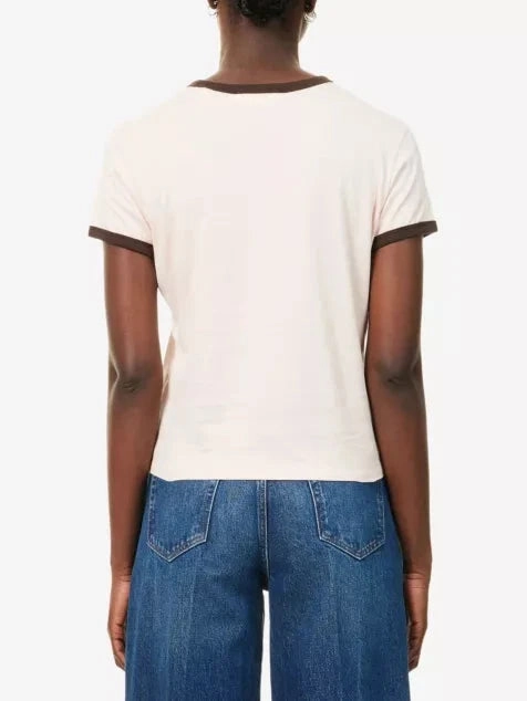 The Ringer Baby Tee Light Pastel Pink MultiDirectionalStretch