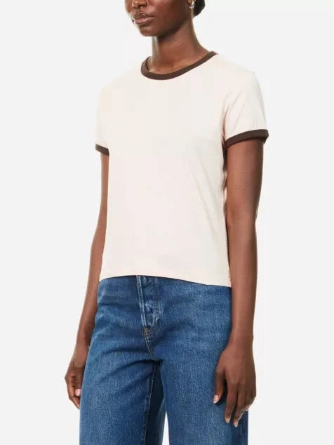 UV Protective Coating The Ringer Baby Tee Light Pastel Pink