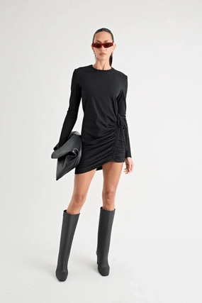Neutral Look The Rule Eight Dress Black