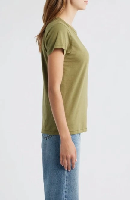 TearResistant Blends Basic Long Sleeve The Slub Tee Olive