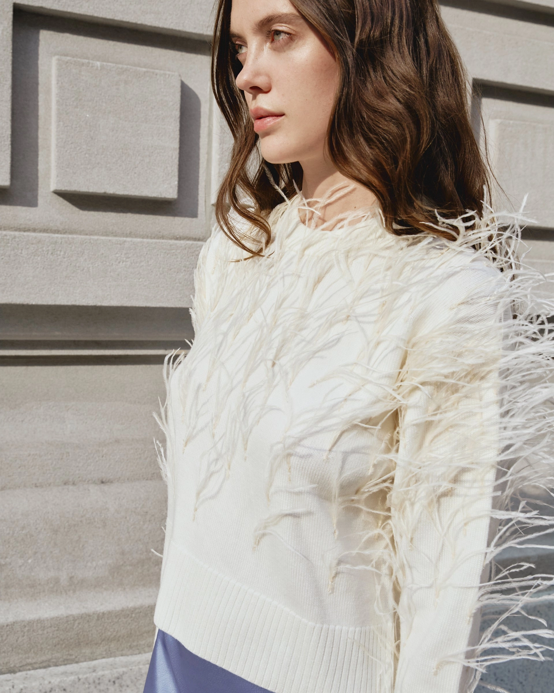 Tear Resistant Reinforcement ButtonlessClosure Lexia Sweater